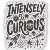 Intensely Curious シール (正面)