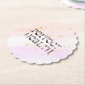 *～* INTENTION COASTER - PERFECT HEALTH COASTER ペーパーコースター (アングル)