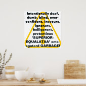 Intentionally deaf, dumb, blind... ポスター (キッチン)