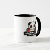 Interaction Limit Exceeded Panda Design マグカップ (正面右)