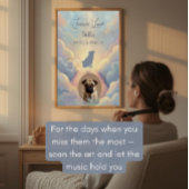 Interactive Pet Memorial Acrylic Plaque アクリルサイン