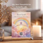 Interactive Pet Memorial Acrylic Sign | QR Code アクリルサイン