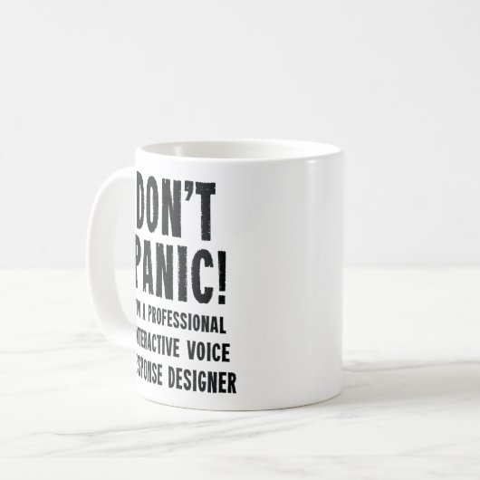 Interactive Voice Response Designer コーヒーマグカップ (正面左)