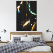 Interconnected Universes キャンバスプリント (インサイチュ (寝室))