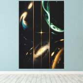 Interconnected Universes キャンバスプリント (インサイチュ (ウッドフロア))