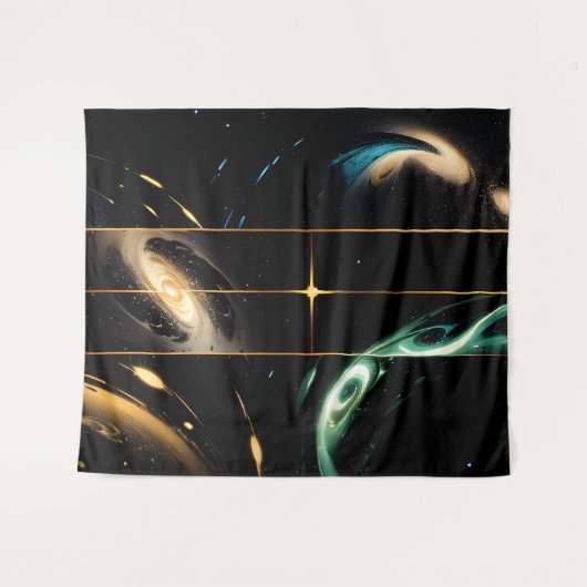 Interconnected Universes タペストリー (正面(横))
