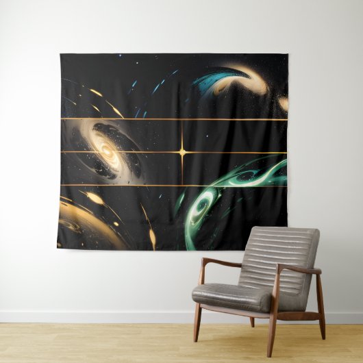 Interconnected Universes タペストリー (インサイチュ(横))