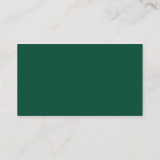Intercontinental Travel Agent World Map Green 名刺 (裏面)
