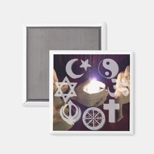 Interfaith, Coexist Fire Magnet マグネット (正面/裏面)