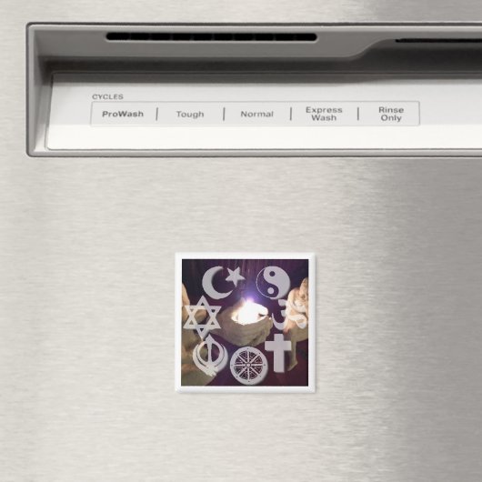 Interfaith, Coexist Fire Magnet マグネット (インサイチュ (食洗機))