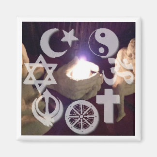 Interfaith, Coexist Fire Magnet マグネット