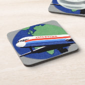 INTERFLUG – 東ドイツ、DDRの国営航空会社 コースター (左側)