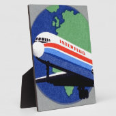 INTERFLUG – 東ドイツ、DDRの国営航空会社 フォトプラーク (側面)