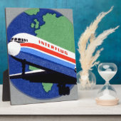 INTERFLUG – 東ドイツ、DDRの国営航空会社 フォトプラーク (側面)