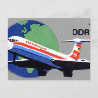 INTERFLUG – 東ドイツDDRの国営航空 ポストカード