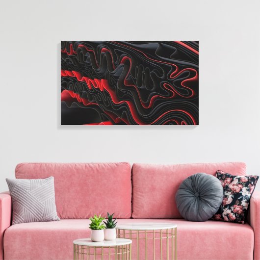 Interfold キャンバスプリント (インサイチュ (リビング))