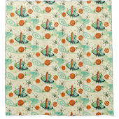 Intergalactic Abstract ©studioxtine シャワーカーテン (正面)