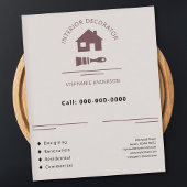 Interior Decorator チラシ