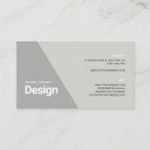 Interior Design 3D Sculpture Unicorn Architecture 名刺 (裏面)