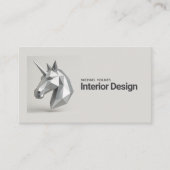 Interior Design 3D Sculpture Unicorn Architecture 名刺 (正面)