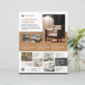 Interior Design Flyer Template | Modern Home Decor (スタンド正面)
