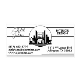 Interior Design or Architect Logo セルフインキングスタンプ