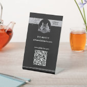 Interior Design or Architect Logo Black and Steel 台座サイン (インサイチュ)