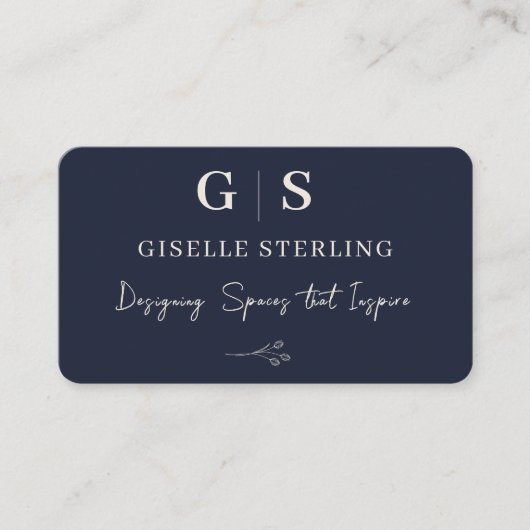 Interior Designer 名刺 (正面)