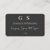 Interior Designer Black Professional 名刺 (正面)