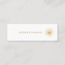 Interior Designer Vintage Modernist Logo  スキニー名刺