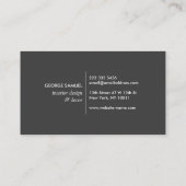 Interior Designer Vintage Modernist Logo  名刺 (裏面)