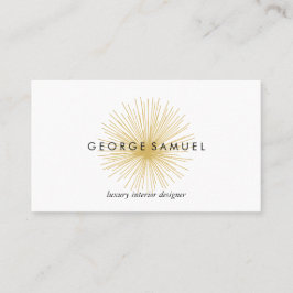 Interior Designer Vintage Modernist Logo  名刺