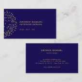 Interior Designer Vintage Modernist Logo  名刺 (正面/裏面)