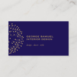 Interior Designer Vintage Modernist Logo  名刺