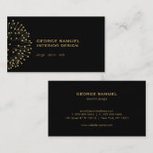 Interior Designer Vintage Modernist Logo  名刺 (正面/裏面)