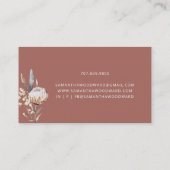 Interior Designer Wildflowers CreTam Terracotta 名刺 (裏面)