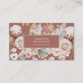 Interior Designer Wildflowers CreTam Terracotta 名刺 (正面)