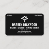 Interior & Exterior Painting Services Black Copper 名刺 (正面)