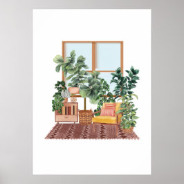 Interior Illustration ポスター