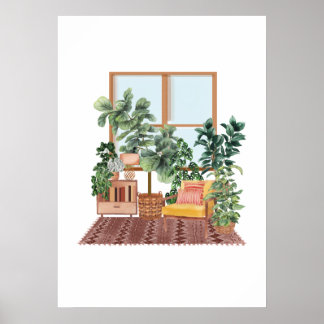 Interior Illustration ポスター