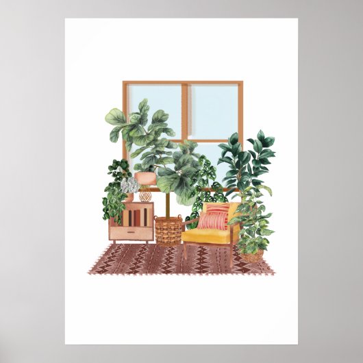 Interior Illustration ポスター (正面)