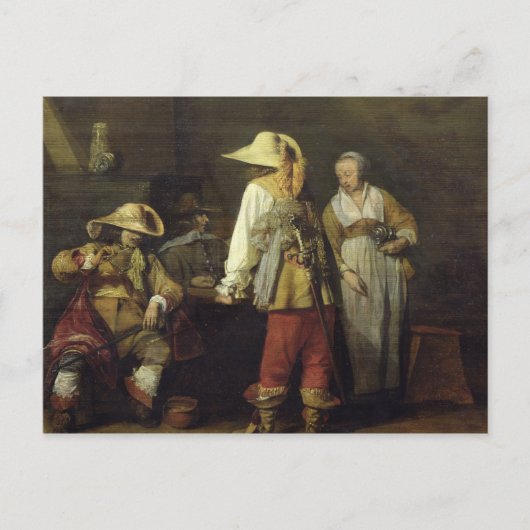 Interior of an Inn, 1636 ポストカード (正面)