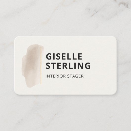Interior Stager 名刺 (正面)