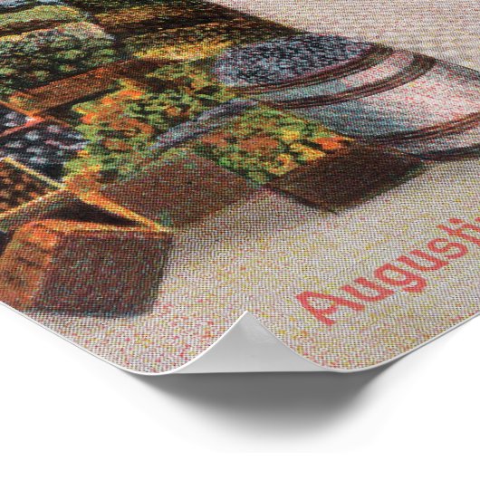 Interior View of Augustine & Kyer Bakery ポスター (角)