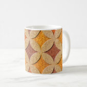 Interior wall panel pattern - Arabic decor - seaml コーヒーマグカップ (正面右)