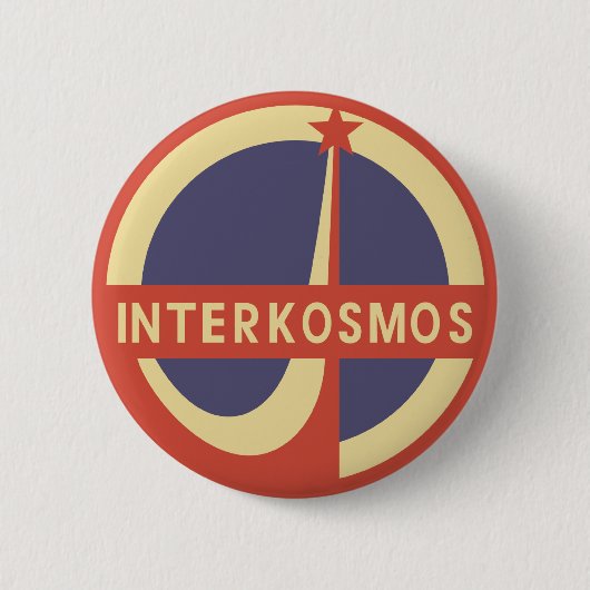 Interkosmos 缶バッジ (正面)