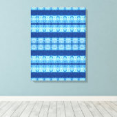 Interlace Shibori Canvas Print キャンバスプリント (インサイチュ (ウッドフロア))