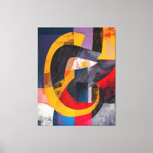 Interlaced Horizon キャンバスプリント (正面)