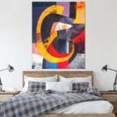 Interlaced Horizon キャンバスプリント (インサイチュ (寝室))