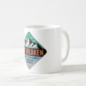 Interlaken Switzerland Mountain Mug コーヒーマグカップ (正面右)